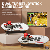 Videospēļu konsoles Dual Joystick Gameconsole 15000+ Classic Games Atbalsts 4 Player Familygame Game Stick ar PS1/GB/CPS/SFC/FC