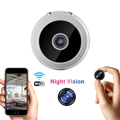 Безжична видео скрита камера 1080P HD инфрачервено нощно виждане SD карта Дистанционно гледане на мобилен телефон Видео охрана Мрежови камери