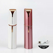 Usb įkraunamas moteriškas mini veido plaukų šalinimas lūpų dažų skustuvas elektrinis antakių kirpimo priemonių šalinimo epiliatorius moterims