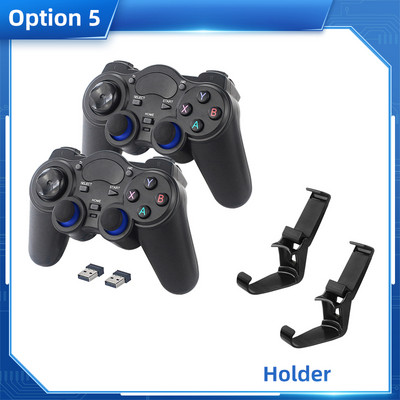 2.4G Wireless Gamepad Joystick Game Controller Joypad pentru PS3 PC Android Windows Raspberry Pi 4 Suport opțional pentru telefon inteligent