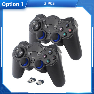 2.4G Wireless Gamepad Joystick Game Controller Joypad pentru PS3 PC Android Windows Raspberry Pi 4 Suport opțional pentru telefon inteligent