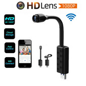 W11 Audio kućna sigurnosna nadzorna kamera Kamkorderi s daljinskim upravljanjem 1080P bežični WiFi 120 stupnjeva Mini monitor s alarmom