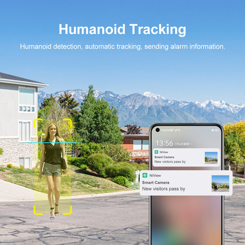 LS VISION 4K 8MP Dviejų objektyvų saulės kamera 10X/4X priartinimas 4G SIM/WIFI apsauga Lauko kamera Humanoidinė sekimo spalvos naktinio matymo kamera