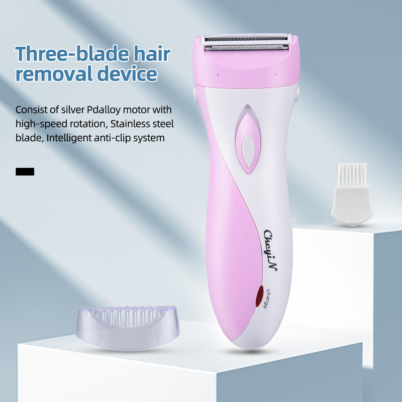 CkeyiN Electric Epilator Γυναικείο μπικίνι πόδι μασχάλη σώματος Αποτρίχωση Πολυλειτουργική επαναφορτιζόμενη κουρευτική μηχανή προσώπου για γυναίκες