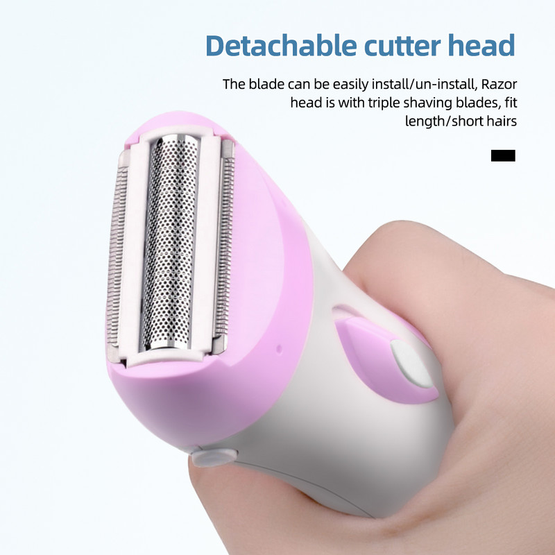 CkeyiN Electric Epilator Γυναικείο μπικίνι πόδι μασχάλη σώματος Αποτρίχωση Πολυλειτουργική επαναφορτιζόμενη κουρευτική μηχανή προσώπου για γυναίκες