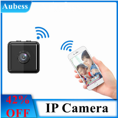 1080P HD Mini IP WIFI камера с микрофон Видеокамера за откриване на движение Безжична домашна охрана DVR Малка камера за нощно виждане