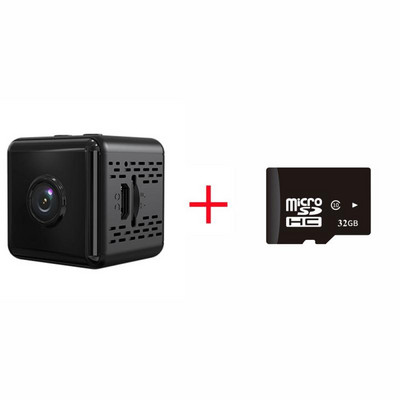 Mini cameră IP WIFI 1080P HD cu microfon Cameră video cu detectie de mișcare fără fir pentru securitate la domiciliu DVR cameră mică cu viziune de noapte