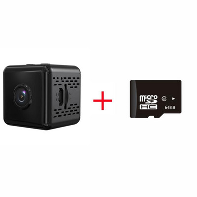 Mini cameră IP WIFI 1080P HD cu microfon Cameră video cu detectie de mișcare fără fir pentru securitate la domiciliu DVR cameră mică cu viziune de noapte
