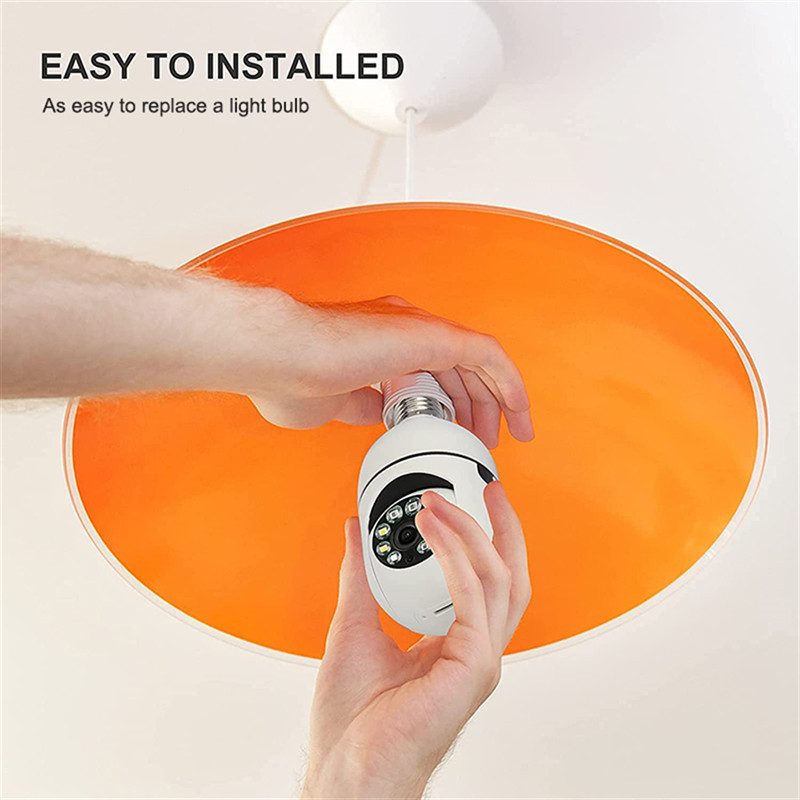 70% popusta TMEZON žarulja WiFi PTZ kamera 1080P svjetiljka Sustav sigurnosnih kamera 360 stupnjeva panoramske bežične kućne nadzorne kamere