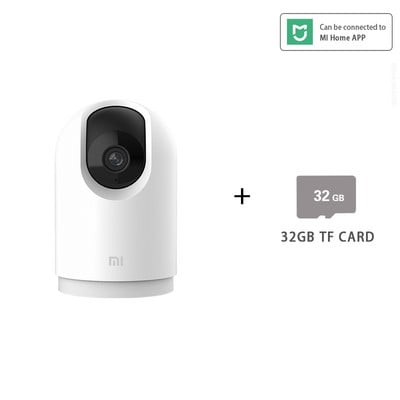 Versiune globală Xiaomi Mi 360° Cameră de securitate pentru acasă 2K Pro WiFi Monitorizare IP Viziune nocturnă în infraroșu Interfon vocal Alarmă AI Mijia