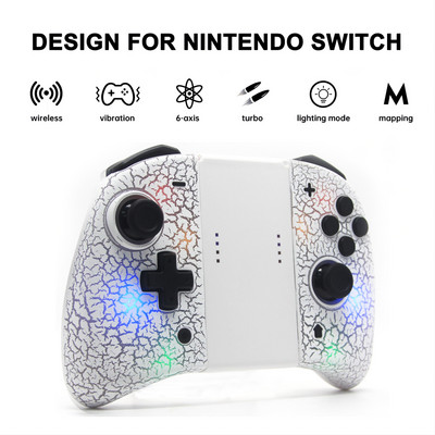 „Switch Joypad“ valdikliui, kairiajam ir dešiniajam belaidžiam žaidimų pultui „Nintend Switch“ OLED „Joy“ žaidimų pultui „Bluetooth Wake-up“ palaikymas