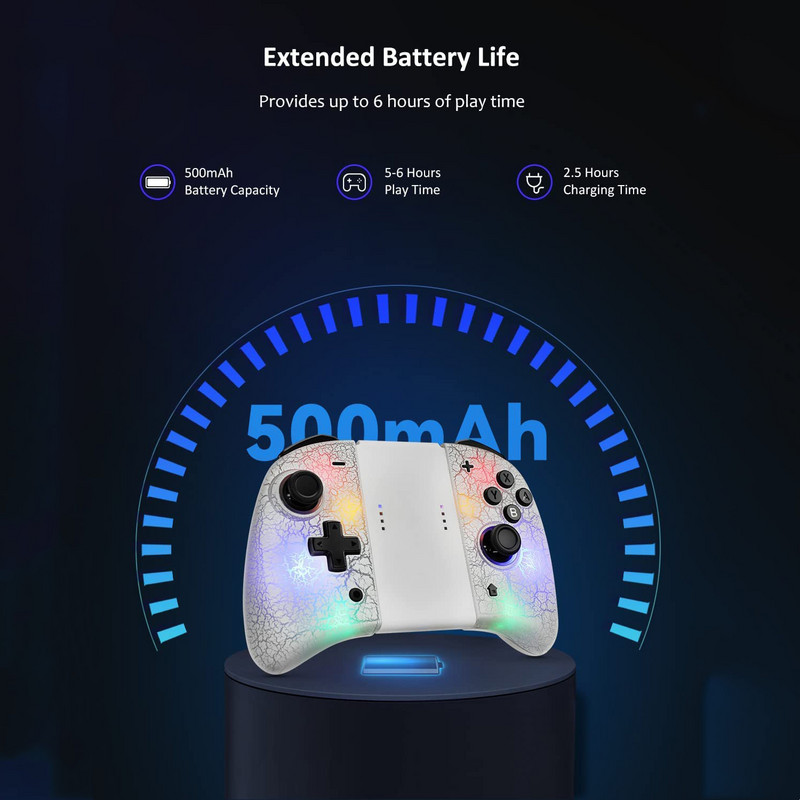 Για Switch Joypad Controller Αριστερά & Δεξιά Ασύρματο Gamepad για Nintend Switch OLED Joy Gamepad Κονσόλα Υποστήριξη Bluetooth Wake-up