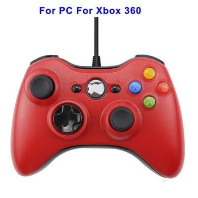 Ενσύρματο χειριστήριο USB Joypad για υπολογιστή συστήματος Microsoft Windows Gamepad για υπολογιστή Win 7 / 8/10 Joystick για Xbox 360 Joypad