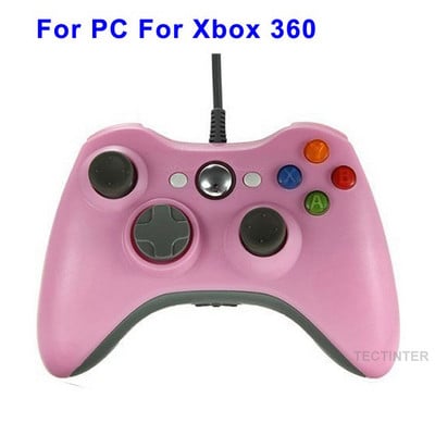 Ενσύρματο χειριστήριο USB Joypad για υπολογιστή συστήματος Microsoft Windows Gamepad για υπολογιστή Win 7 / 8/10 Joystick για Xbox 360 Joypad