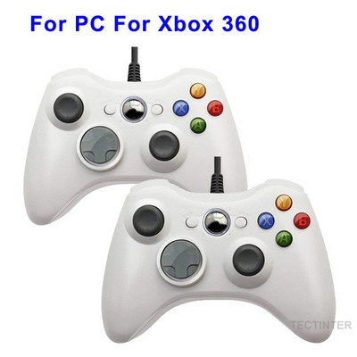 Ενσύρματο χειριστήριο USB Joypad για υπολογιστή συστήματος Microsoft Windows Gamepad για υπολογιστή Win 7 / 8/10 Joystick για Xbox 360 Joypad