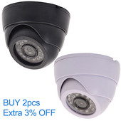 24 IR LED-uri Cameră de vedere nocturnă pentru interior 1/3"CMOS CULOARE 1200TVL Cameră dome Cameră de securitate pentru exterior, rezistentă la apă