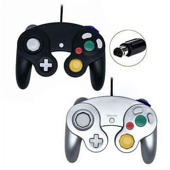 Геймпад с кабел за NGC GC Игра за Gamecube Контролер за Wii & Wiiu Gamecube За джойстик Joypad Аксесоари за игри Геймпадове