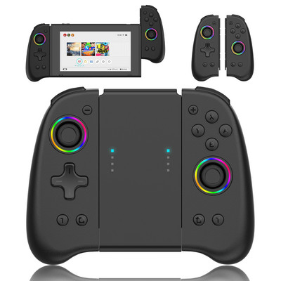 Pre ovládač Switch Joy-pad NS bezdrôtový gamepad s funkciou prebudenia s farebnými svetlami pre príslušenstvo Nintendo Switch