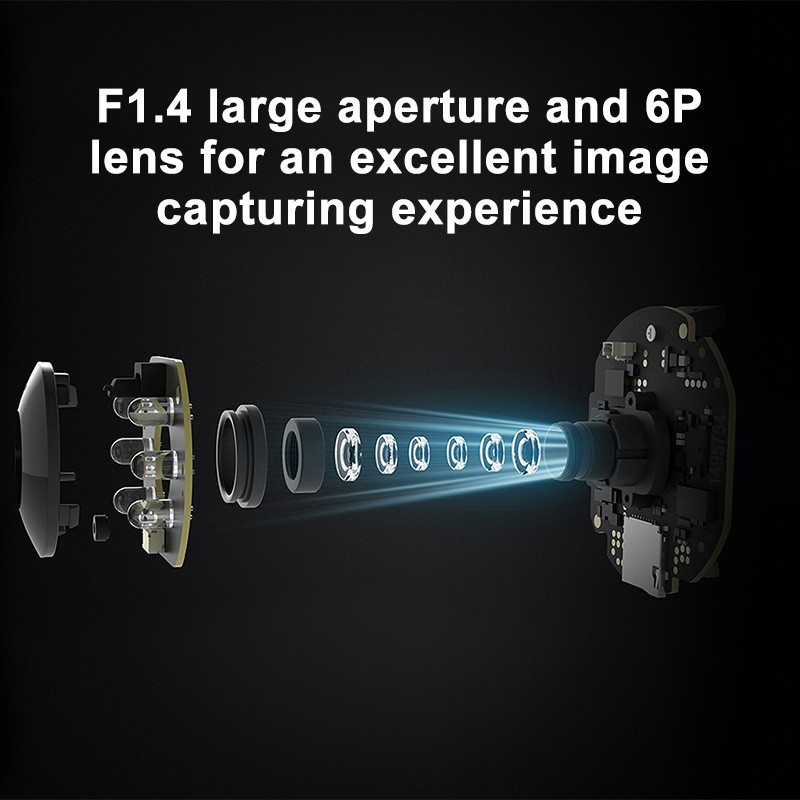 Xiaomi Mi 360° kamera 2K Pro globālā versija 1296p HD WiFi nakts redzamības mazuļa drošības monitors tīmekļa kameras video AI cilvēka noteikšana