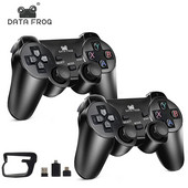 DATA FROG 2 hráči 2.4G bezdrôtový herný ovládač Gamepad pre Android smartfón Joystick pre PC Joystick s OTG prevodníkom