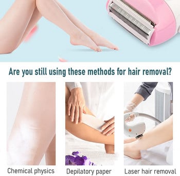 Kemei Hair Remover Lady Shaver Тример за коса под мишниците Акумулаторна водоустойчива самобръсначка за бикини под мишниците за жени Безжичен епилатор