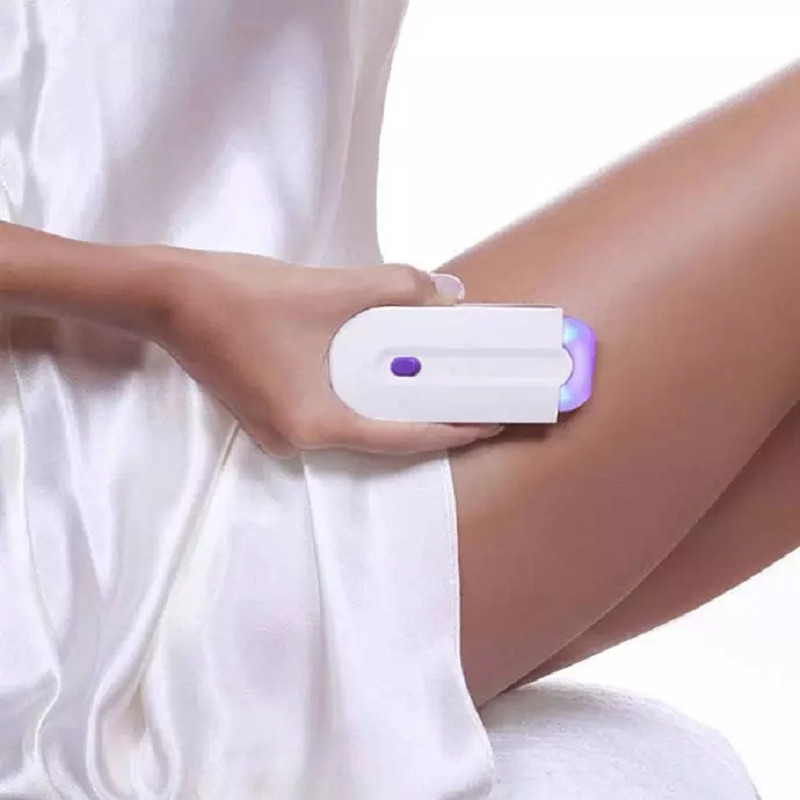 Indukcijski dodirni električni epilator s plavim svjetlom Alat za bezbolno uklanjanje dlačica Žene Tijelo Lice Noga Bikini Brijač Trimer Nelaser