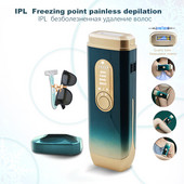 Συσκευή αποτρίχωσης με λέιζερ Ice Cooling IPL Laser Epilator Οικιακή χρήση Depilador a Laser Laserowy for Women Αποτρίχωση με λέιζερ