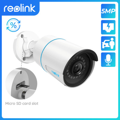 [Обновена камера] Reolink 5MP 4K външна PoE охранителна камера с инфрачервена камера за нощно виждане с откриване на хора/автомобили