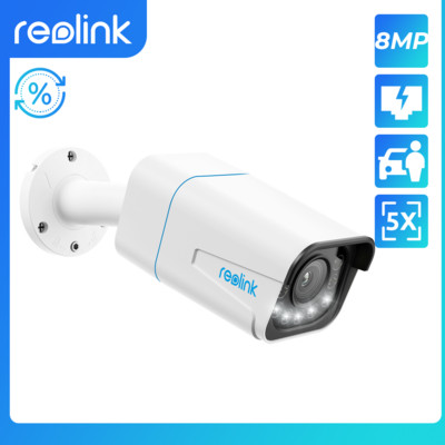 [Repasovaná kamera] Reolink 5MP 4K Vonkajšia PoE bezpečnostná kamera s detekciou osôb/áut, infračervená nočná kamera