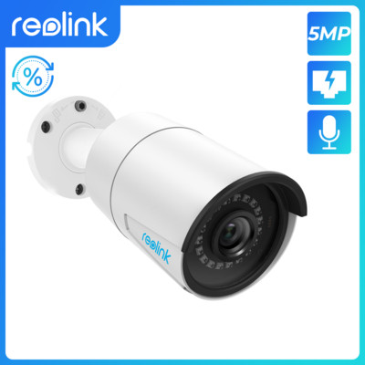 [Repasovaná kamera] Reolink 5MP 4K Vonkajšia PoE bezpečnostná kamera s detekciou osôb/áut, infračervená nočná kamera