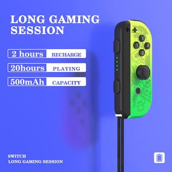 2023 Нов Switch Joy Pad Con Безжичен контролен джойстик Bluetooth геймпад Mando с каишки Двойна вибрация за Nintend Switch OLED