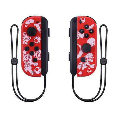 2023 Νέο Switch Joy Pad Con Wireless Control Joystick Bluetooth Gamepad Mando με ιμάντες Διπλή δόνηση για Nintend Switch OLED