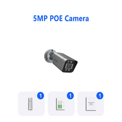 Tiananxun 8Mp 4K Ip Κάμερες Poe Κάμερες Ασφαλείας Cctv 5Mp H.265 Εξωτερική αδιάβροχη επιτήρηση ήχου βίντεο για σύστημα Nvr