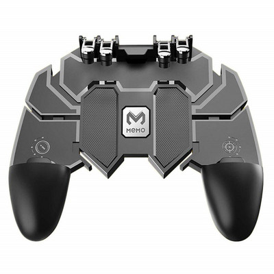 AK66 Six Fingers PUBG Game Controller Gamepad Metal Trigger Shooting Free Fire Gamepad Joystick pentru IOS Android Telefon mobil