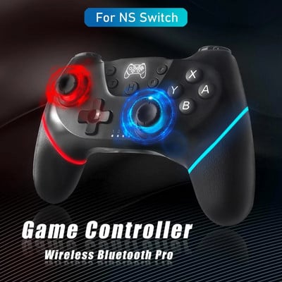 Συμβατό με Bluetooth Pro Gamepad για N-Switch NS-Switch NS Switch Κονσόλα Ασύρματο Gamepad βιντεοπαιχνιδιού USB Joystick Control