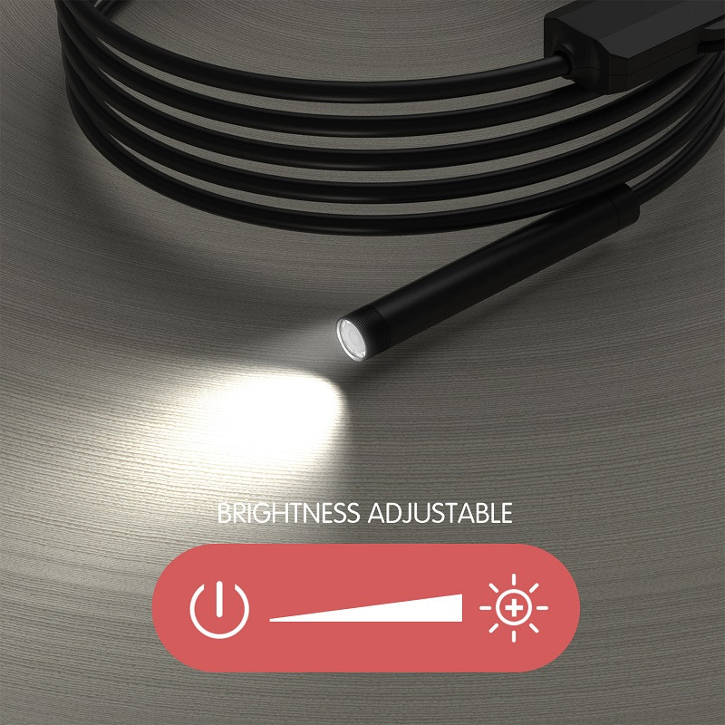 Βιομηχανική κάμερα ενδοσκοπίου με οθόνη IPS 4,3 ιντσών HD1080P 2,0 MP 8mm Mini Lens USB Borescope επιθεώρησης αυτοκινήτου 8 LED IP67 Αδιάβροχο