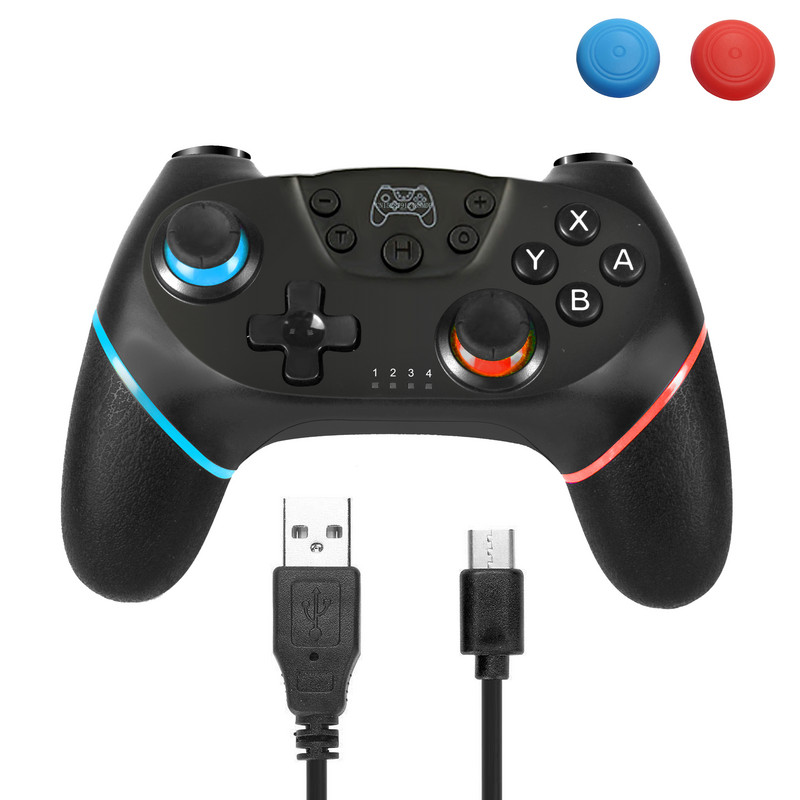 Συμβατό με Bluetooth Gamepad για Nintendo Switch Pro Wireless Controller για NS Switch Βίντεο Παιχνίδι Έλεγχος USB joystick