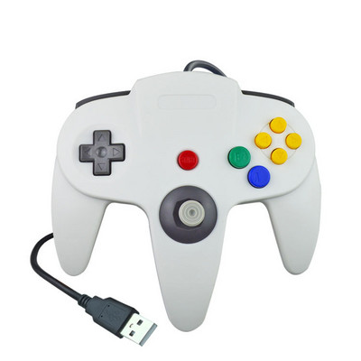 N64 USB Ενσύρματο Gamepad N64 Controller Gamepad Joystick Classic 64 Console Retro Παιχνίδια για Windows PC/Φορητός υπολογιστής Mac