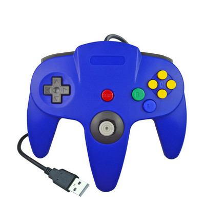 N64 USB Ενσύρματο Gamepad N64 Controller Gamepad Joystick Classic 64 Console Retro Παιχνίδια για Windows PC/Φορητός υπολογιστής Mac