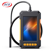 4,3 collu IPS ekrāna rūpnieciskā endoskopa kamera HD1080P viena divu objektīvu pārbaudes boreskops IP68 ūdensizturīgs LED 2600 mAh akumulators