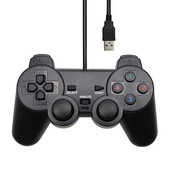 Vibracijski joystick Žičani USB PC kontroler za osobno računalo Laptop za WinXP/Win7/Win8/Win10 za Vista crni gamepad