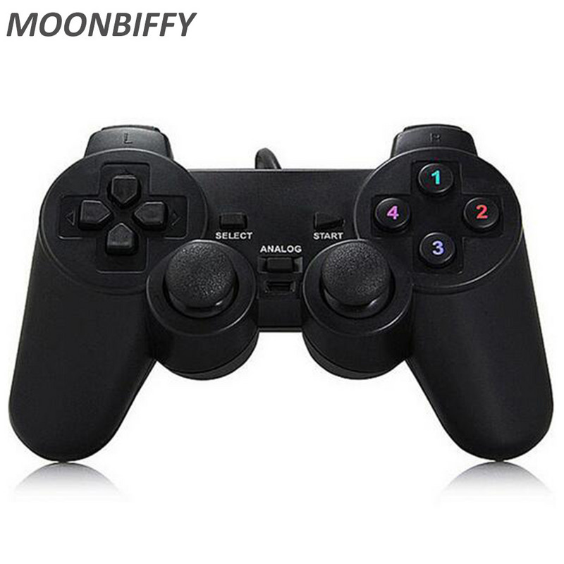 Vibracijski joystick Žičani USB PC kontroler za osobno računalo Laptop za WinXP/Win7/Win8/Win10 za Vista crni gamepad