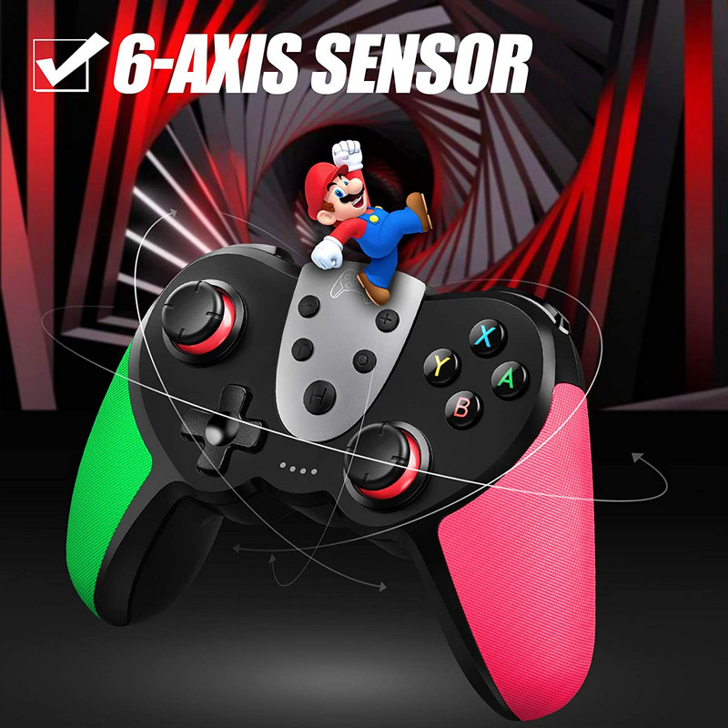 Bežični Pro kontroler za Switch kontrolere s NFC/Amiibo Turbo Motion Control za Nintendo Switch Controller Dodaci
