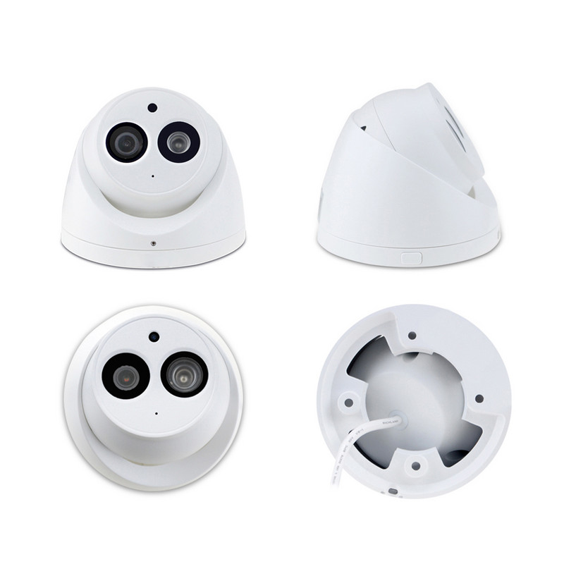 Dahua IP kameras drošības 4MP IPC-HDW4433C-A HD 6MP IPC-HDW4631C-A kameras novērošanas nakts redzamības IR PoE iebūvētās mikrofona kameras