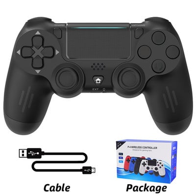 DATA FROG belaidis valdiklis, skirtas PS4 belaidžiam vairasvirtei, skirta kompiuterinių žaidimų valdikliui Su Bluetooth suderinama žaidimų pultelis, skirtas PS4 Slim / Pro
