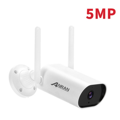 ANRAN 5 MP Κάμερα IP Κάμερα WIFI Κάμερα ασφαλείας 1920P Κάμερα παρακολούθησης εξωτερικού χώρου Κάμερα CCTV αμφίδρομη ήχο αδιάβροχη εφαρμογή νυχτερινής όρασης