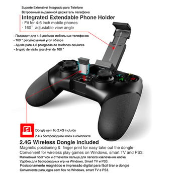 Контролен геймпад PUBG Bluetooth USB за iPhone Android PC PS4 PS3 Playstation PS 4 3 Nintendo Switch Controller Mobile Game Pad