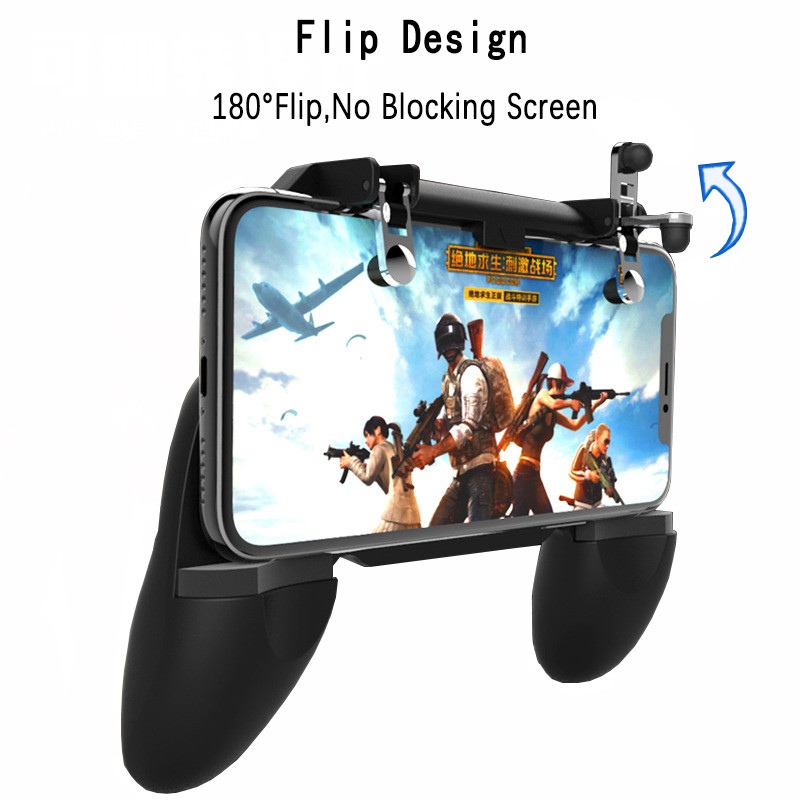 Pentru controler Pubg pentru telefon mobil 3 în 1 L1R1 joc Shooter declanșare buton de aprindere pentru iPhone Android SmartPhone Gamepad Joystick