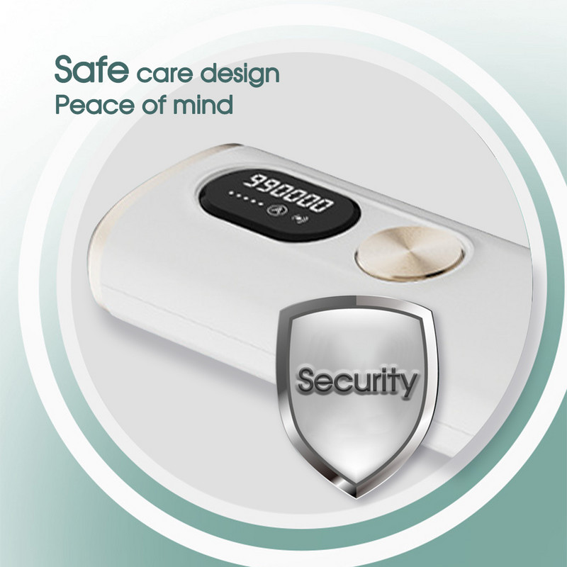 Boi Laser Depilator For Men 999999 Flashes Portable Pulsed IPL Epilator Devices Γυναικείες Ανώδυνες Ολόσωμες Αποτρίχωση Εργαλείο