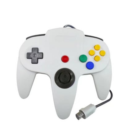 Controller N64 Gamepad Joystick Joypad Game Pad cu fir lung pentru jocuri clasice 64 Console Port N64 Interfață transparent